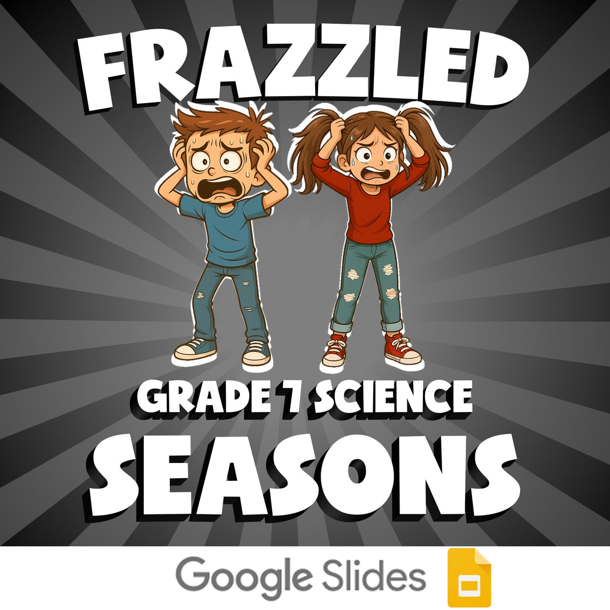 Seasons FRAZZLED Science Game - No Prep Grade 7 Review Activity