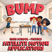 Satellite Motion Applications BUMP Science Game - No Prep Physics Review