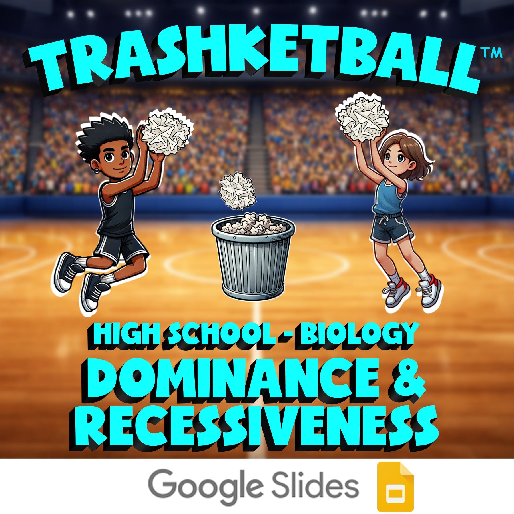 Dominance & Recessiveness TRASHKETBALL Science Game - No Prep Biology Review