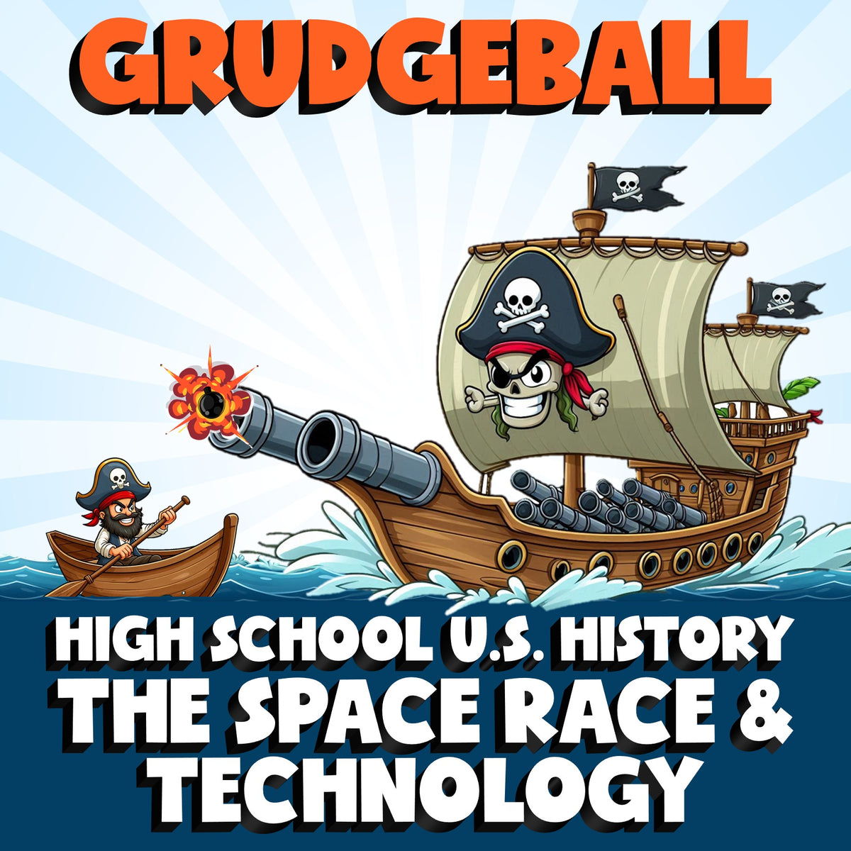 The Space Race & Technology GRUDGEBALL U.S. History Game - No Prep Review