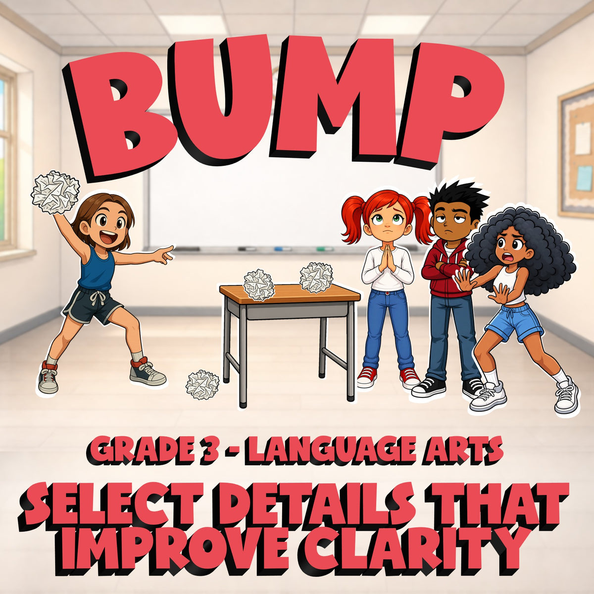 Select Details That Improve Clarity BUMP ELA Game - No Prep Grade 3 Review