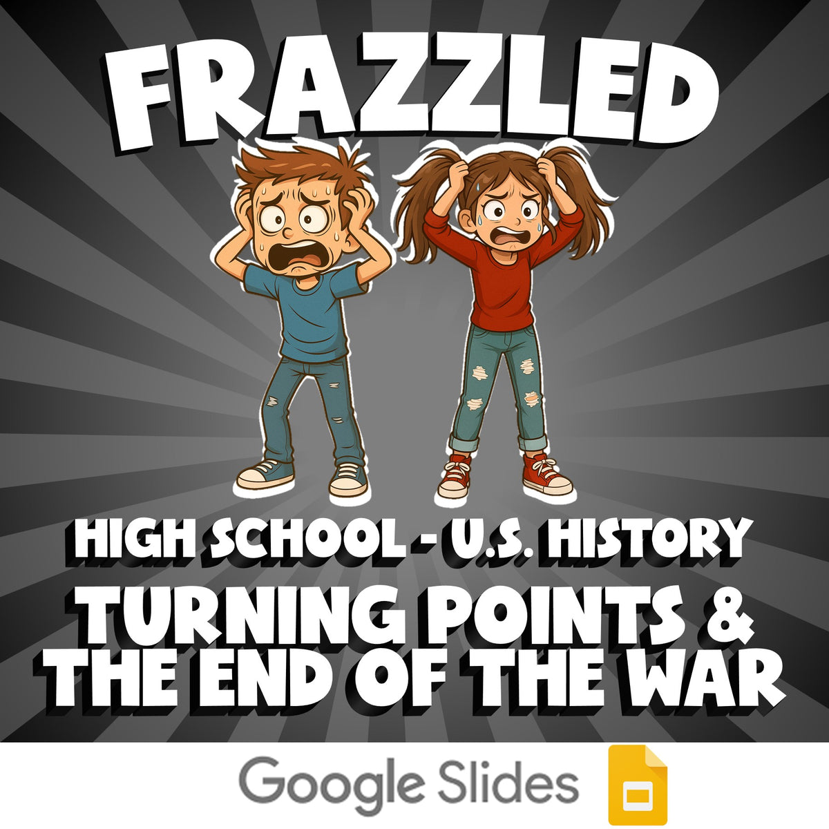 Turning Points & the End of the War FRAZZLED U.S. History Game - No Prep Review