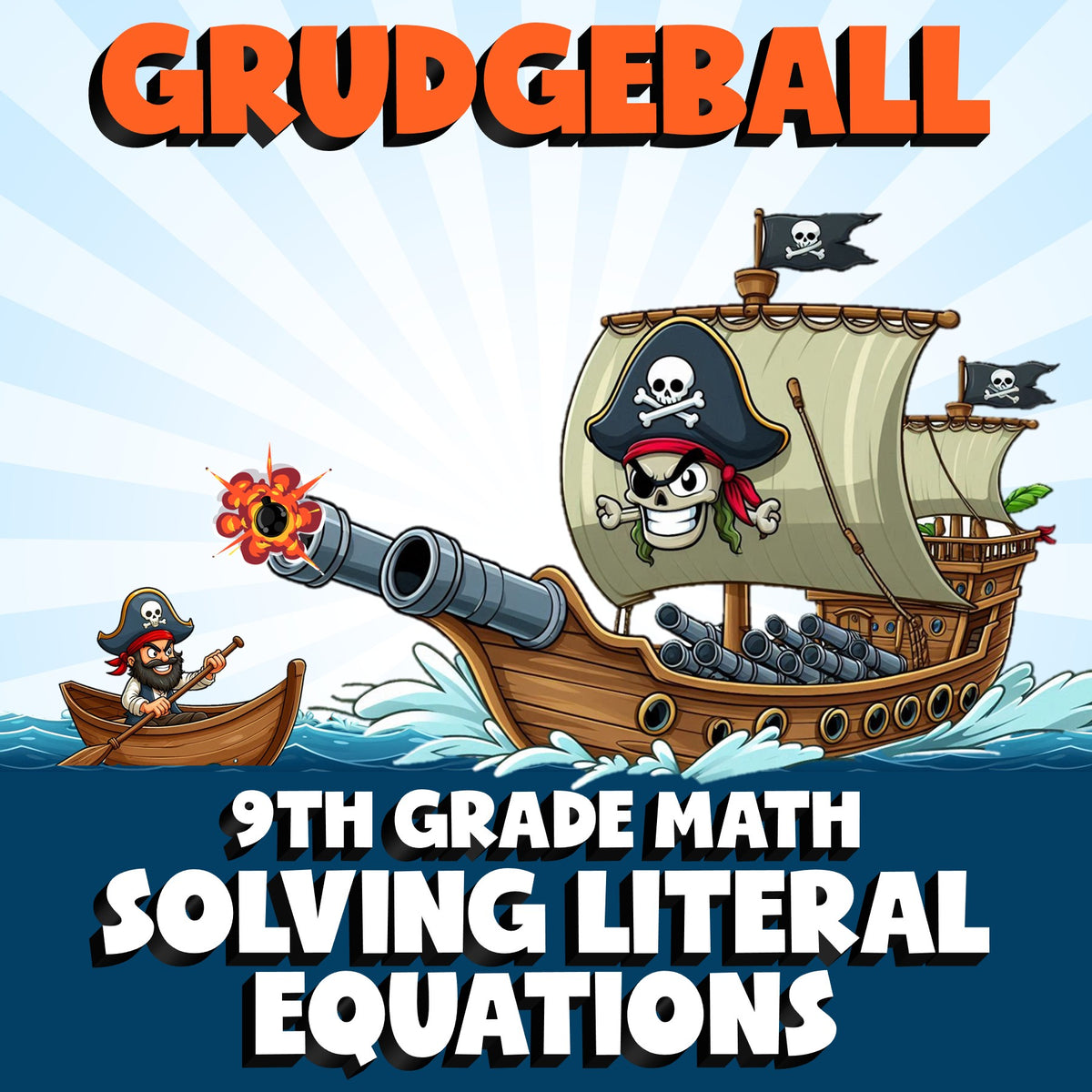 Solving Literal Equations GRUDGEBALL Math Game - No Prep Grade 9 Review Activity