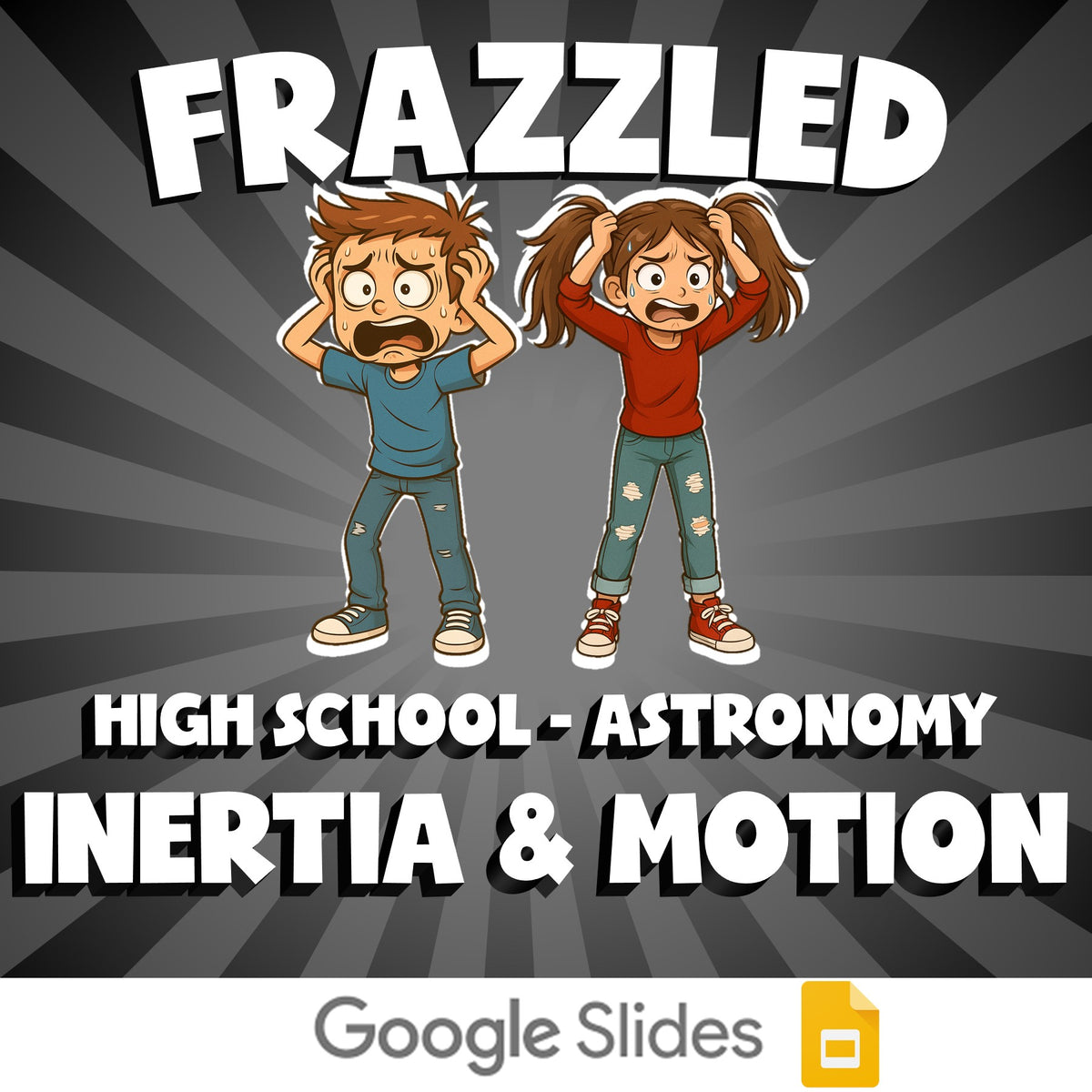 Inertia & Motion FRAZZLED Science Game - No Prep Astronomy Review Activity