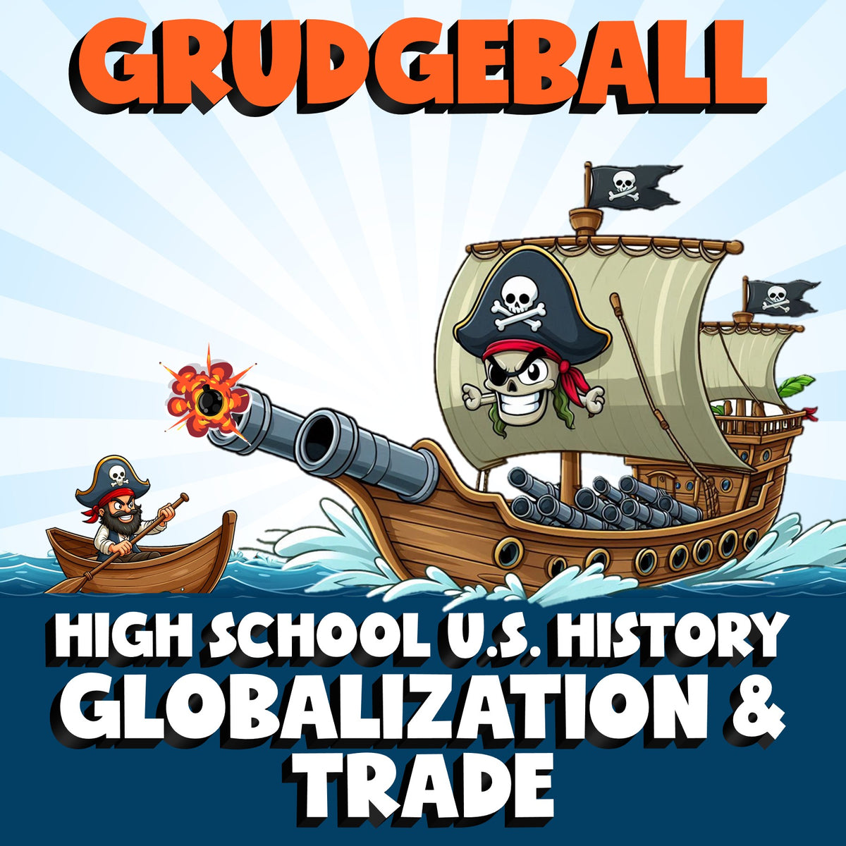 Globalization & Trade GRUDGEBALL U.S. History Game - No Prep Review Activity