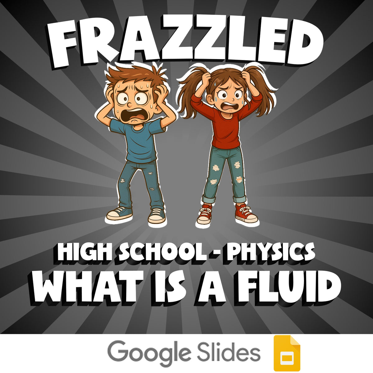 What Is a Fluid FRAZZLED Science Game - No Prep Physics Review Activity