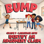 Identify an Argument Claim BUMP ELA Game - No Prep Grade 9 Review Activity