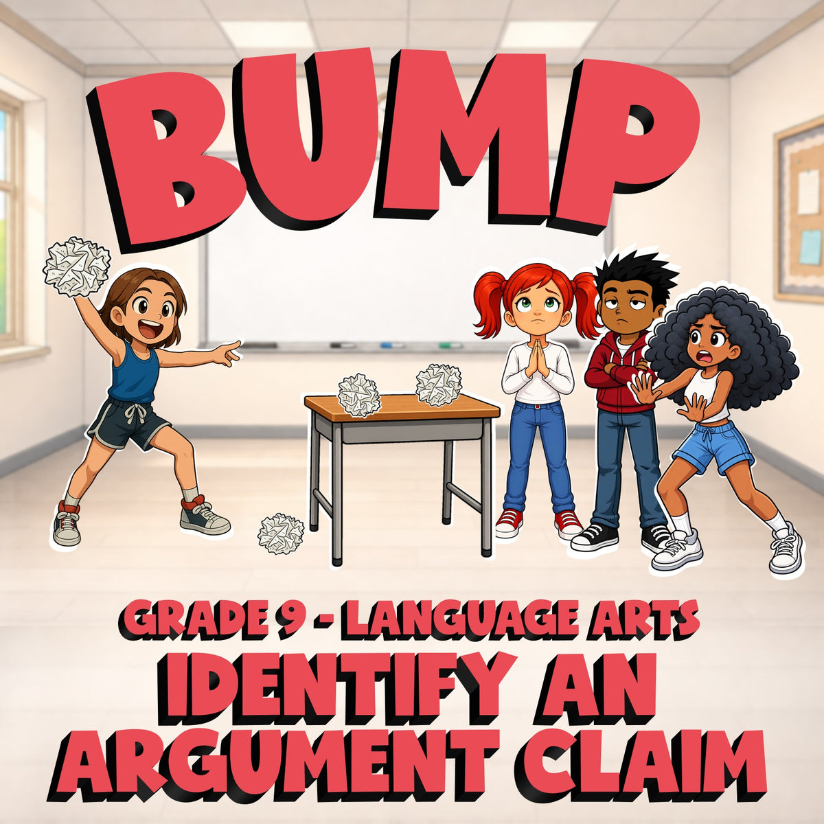 Identify an Argument Claim BUMP ELA Game - No Prep Grade 9 Review Activity