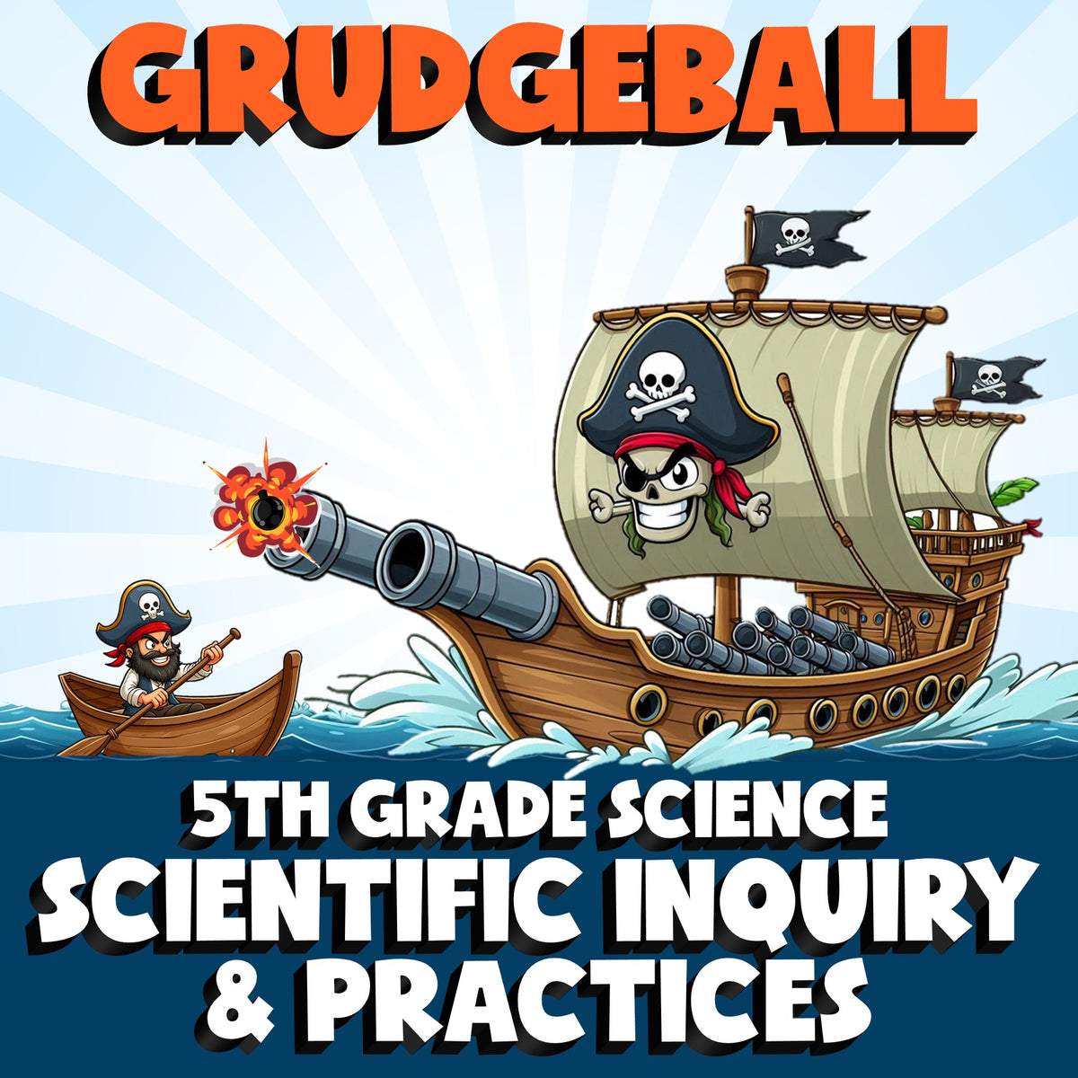 Scientific Inquiry & Practices GRUDGEBALL Science Game - No Prep Grade 5 Review