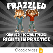 Rights in Practice FRAZZLED Socials Game - No Prep Grade 5 Review Activity