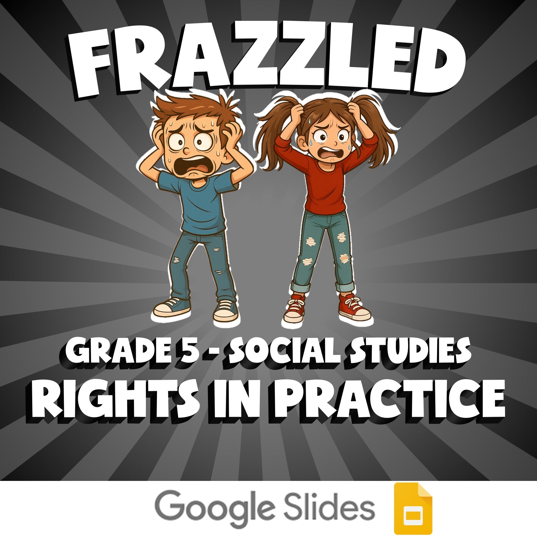 Rights in Practice FRAZZLED Socials Game - No Prep Grade 5 Review Activity