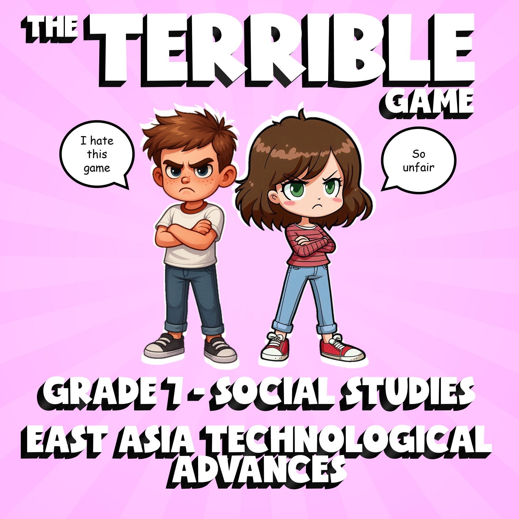 East Asia Technological Advances THE TERRIBLE GAME - Grade 7 Socials Review