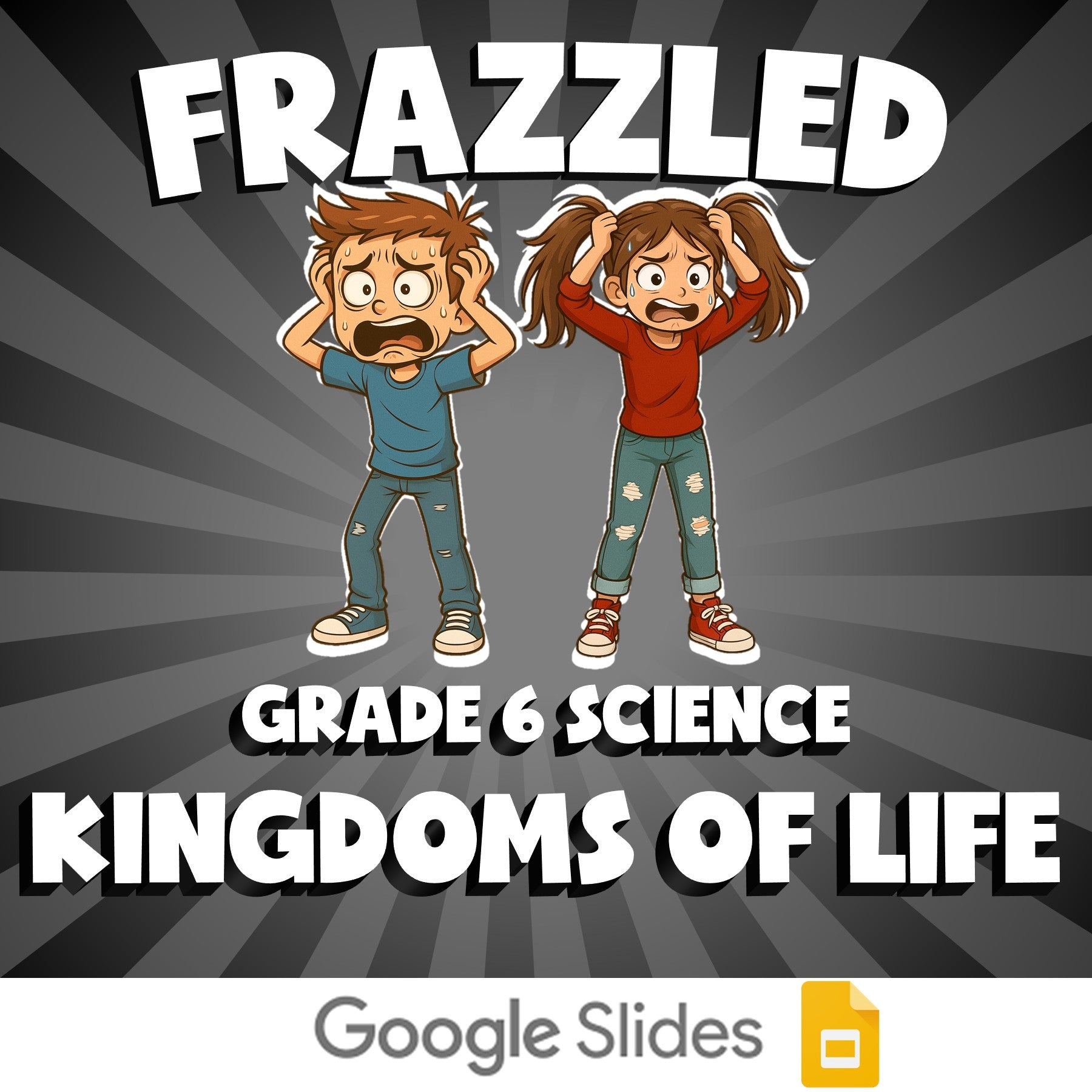 Kingdoms of Life FRAZZLED Science Game - No Prep Grade 6 Review Activity