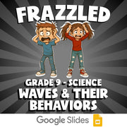 Waves & Their Behaviors FRAZZLED Science Game - No Prep Grade 9 Review Activity