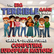 Competing European Nations BIG TERRIBLE GAME - No Prep Grade 4 Socials Review