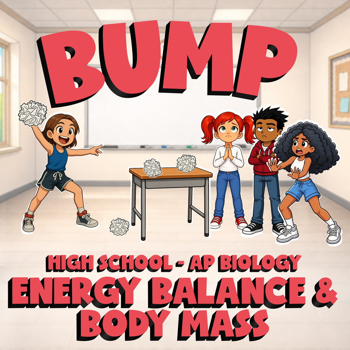 Energy Balance & Body Mass BUMP Science Game - No Prep AP Biology Review