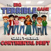 Continental Drift BIG TERRIBLE GAME - No Prep Grade 7 Science Review Activity