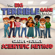 Scientific Method BIG TERRIBLE GAME - No Prep Grade 8 Science Review Activity