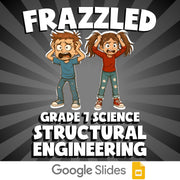 Structural Engineering FRAZZLED Science Game - No Prep Grade 7 Review Activity