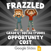 Opportunity Cost FRAZZLED Socials Game - No Prep Grade 6 Review Activity