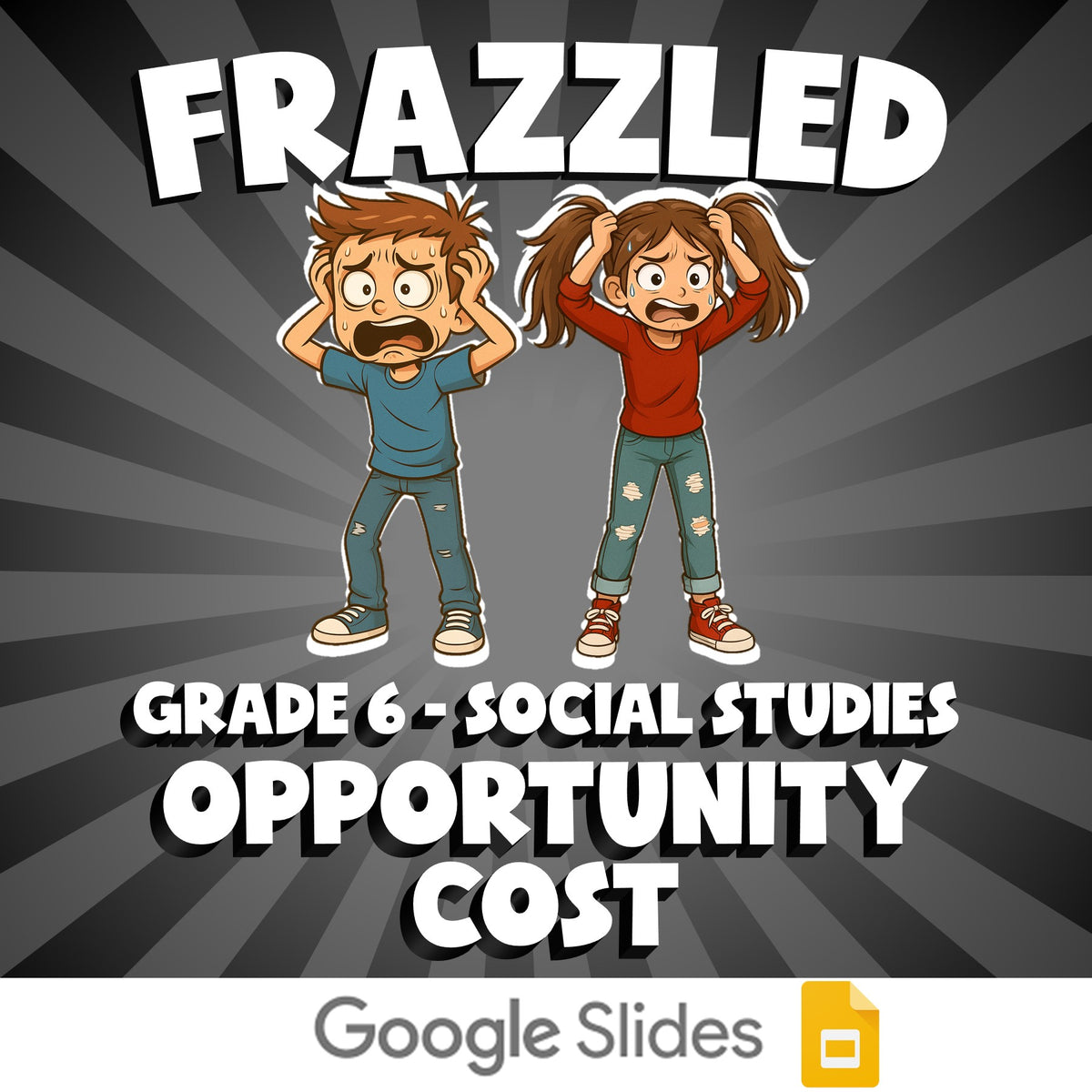 Opportunity Cost FRAZZLED Socials Game - No Prep Grade 6 Review Activity