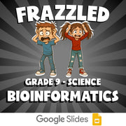 Bioinformatics FRAZZLED Science Game - No Prep Grade 9 Review Activity