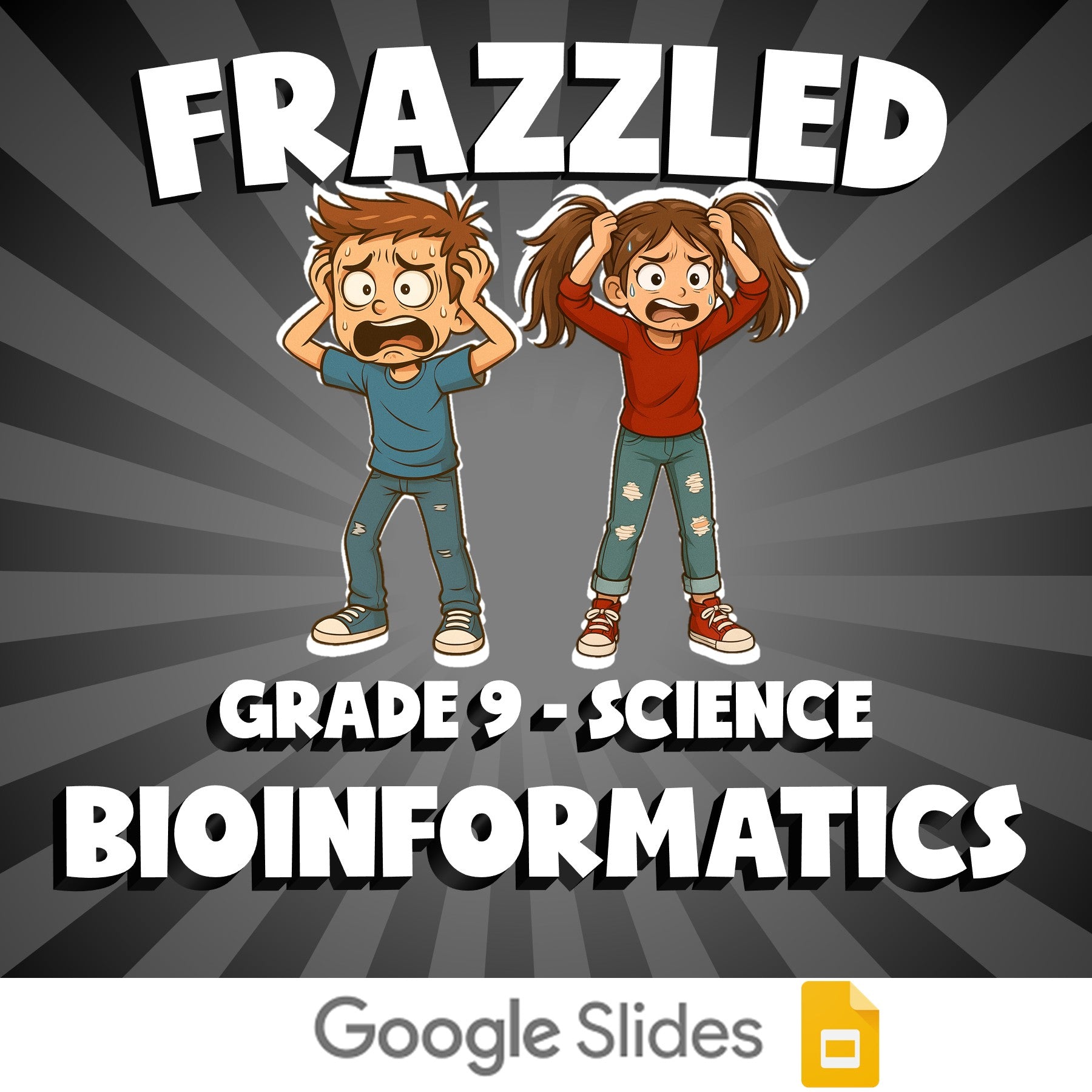 Bioinformatics FRAZZLED Science Game - No Prep Grade 9 Review Activity