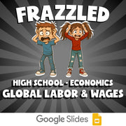 Global Labor & Wages FRAZZLED Economics Game - No Prep Review Activity