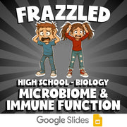 Microbiome & Immune Function FRAZZLED Science Game - No Prep Biology Review