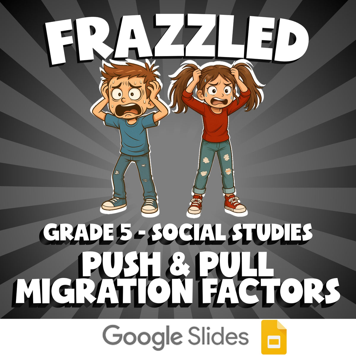 Push & Pull Migration Factors FRAZZLED Socials Game - No Prep Grade 5 Review