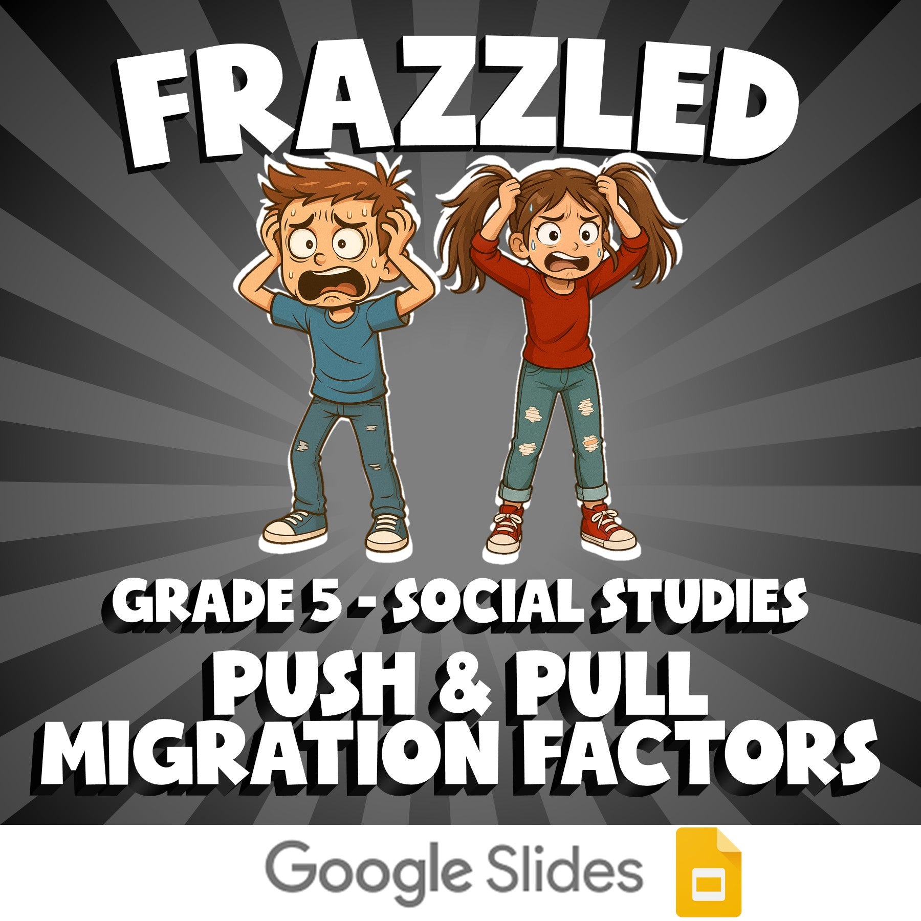 Push & Pull Migration Factors FRAZZLED Socials Game - No Prep Grade 5 Review