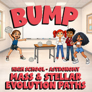 Mass & Stellar Evolution Paths BUMP Science Game - No Prep Astronomy Review
