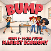 Market Economy BUMP Socials Game - No Prep Grade 5 Review Activity