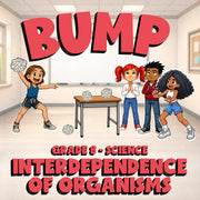 Interdependence of Organisms BUMP Science Game - No Prep Grade 8 Review Activity