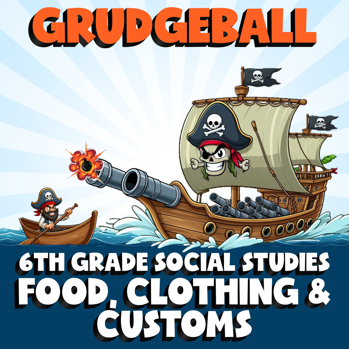 Food, Clothing & Customs GRUDGEBALL Socials Game - No Prep Grade 6 Review