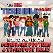 Membrane Proteins & Transport Roles BIG TERRIBLE GAME - Biology Science Review