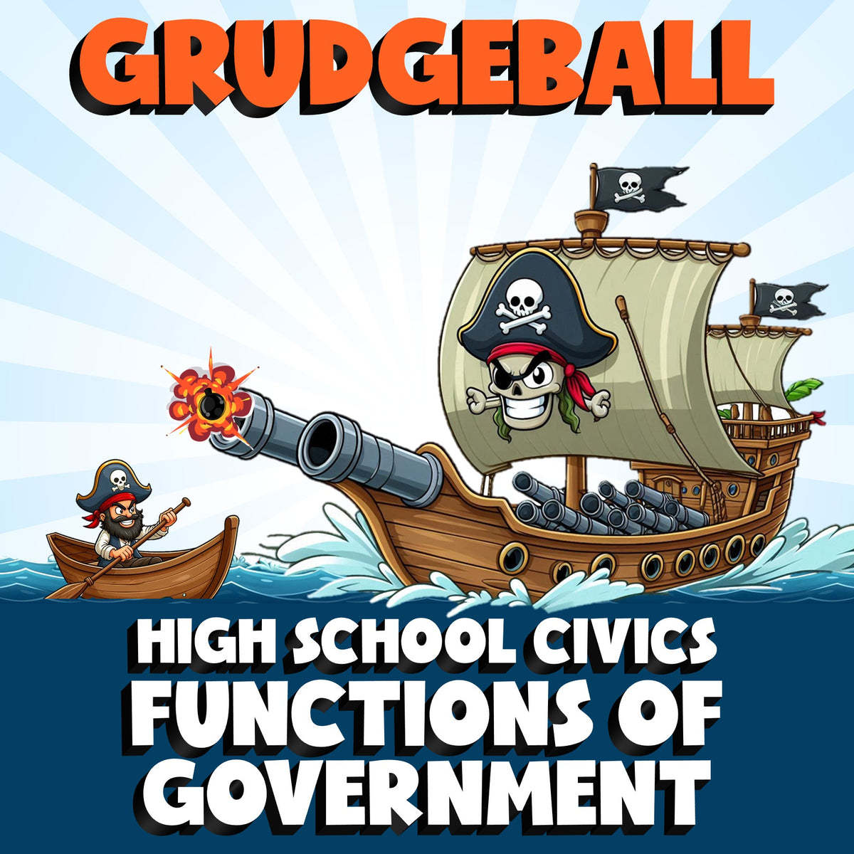 Functions of Government GRUDGEBALL Civics Game - No Prep Review Activity