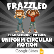 Uniform Circular Motion FRAZZLED Science Game - No Prep Physics Review Activity