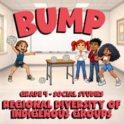Regional Diversity of Indigenous Groups BUMP Socials Game - No Prep Grade 4