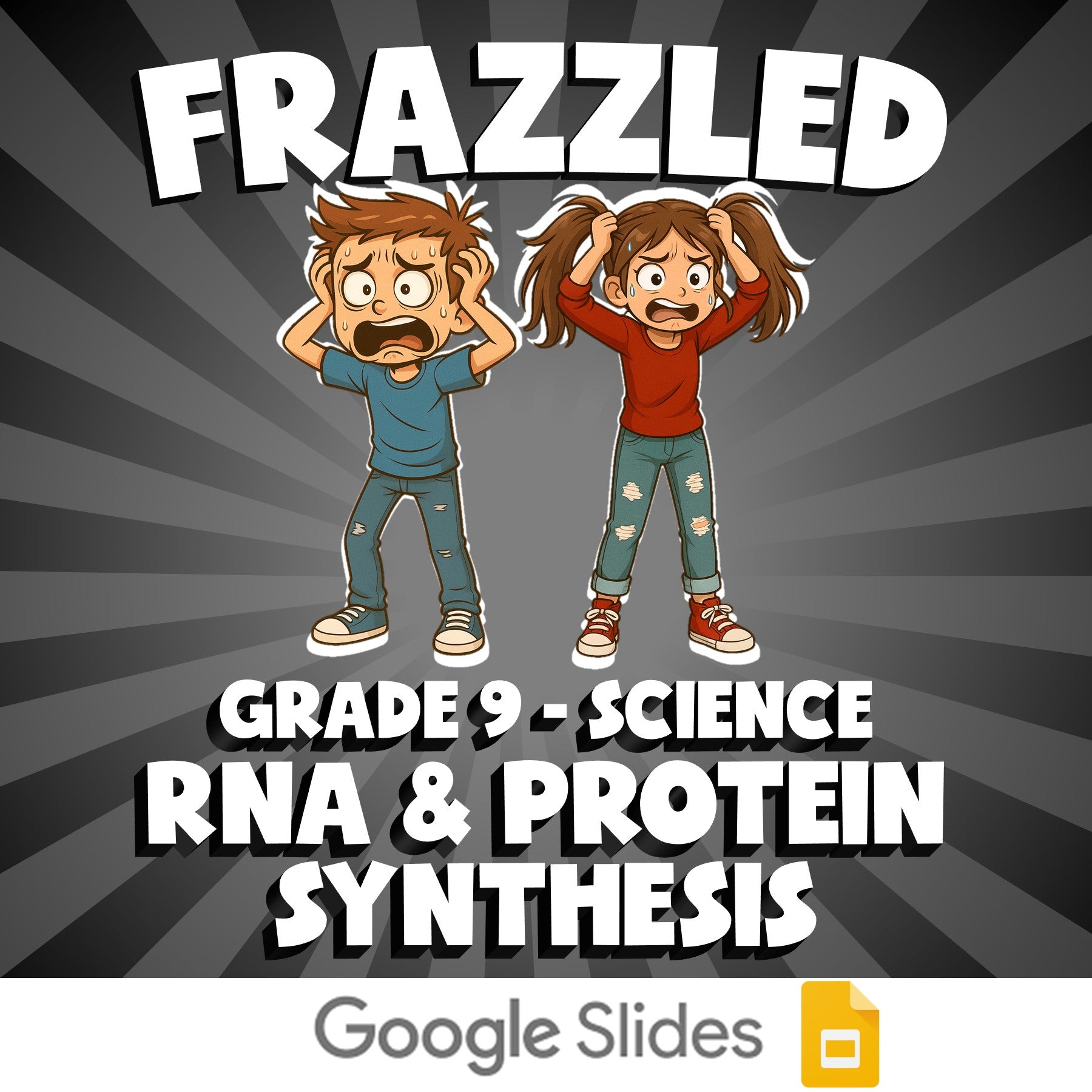 RNA & Protein Synthesis FRAZZLED Science Game - No Prep Grade 9 Review Activity