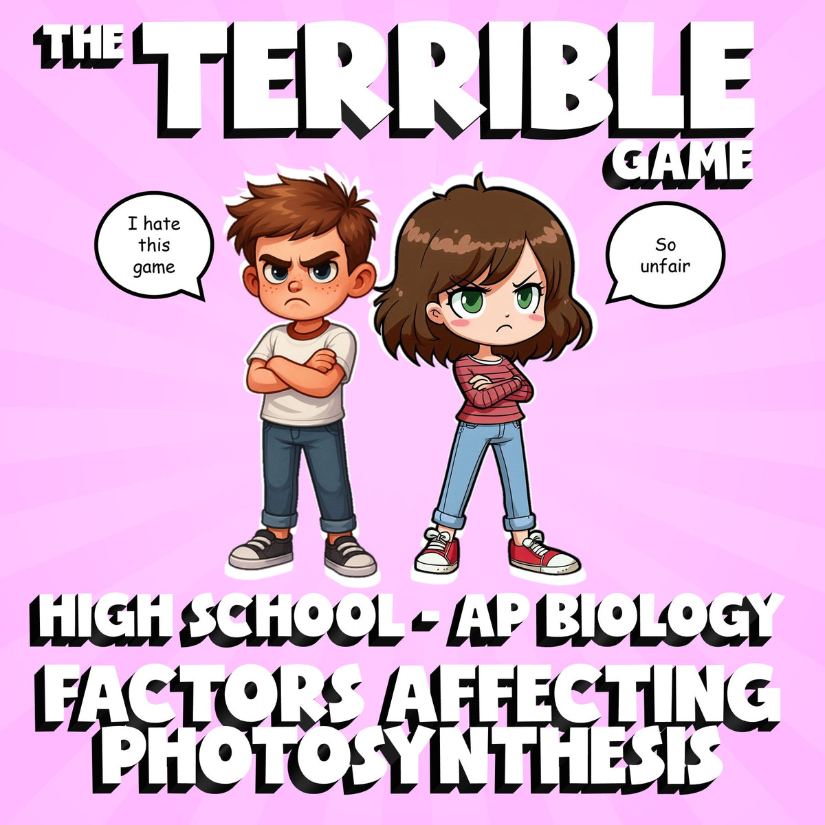 Factors Affecting Photosynthesis THE TERRIBLE GAME - AP Biology Science Review