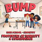 Properties of Equality & Congruence BUMP Math Game - No Prep Geometry Review