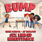 Sex Linked Inheritance BUMP Science Game - No Prep AP Biology Review Activity
