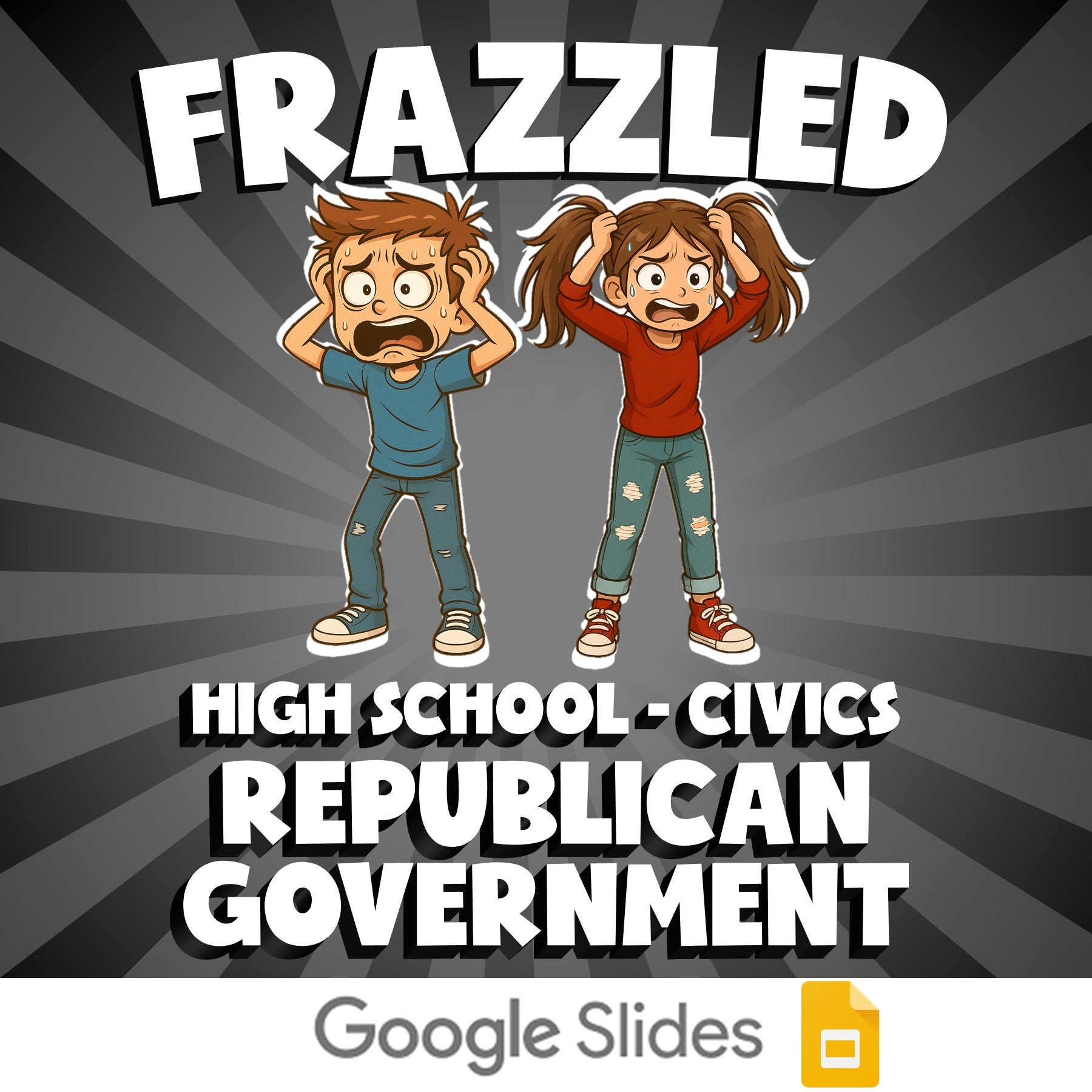 Republican Government FRAZZLED Civics Game - No Prep Review Activity
