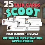 Outbreak Investigation Applications SCOOT TASK CARDS Science Game - Biology