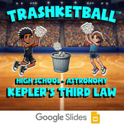 Kepler’s Third Law TRASHKETBALL Science Game - No Prep Astronomy Review Activity