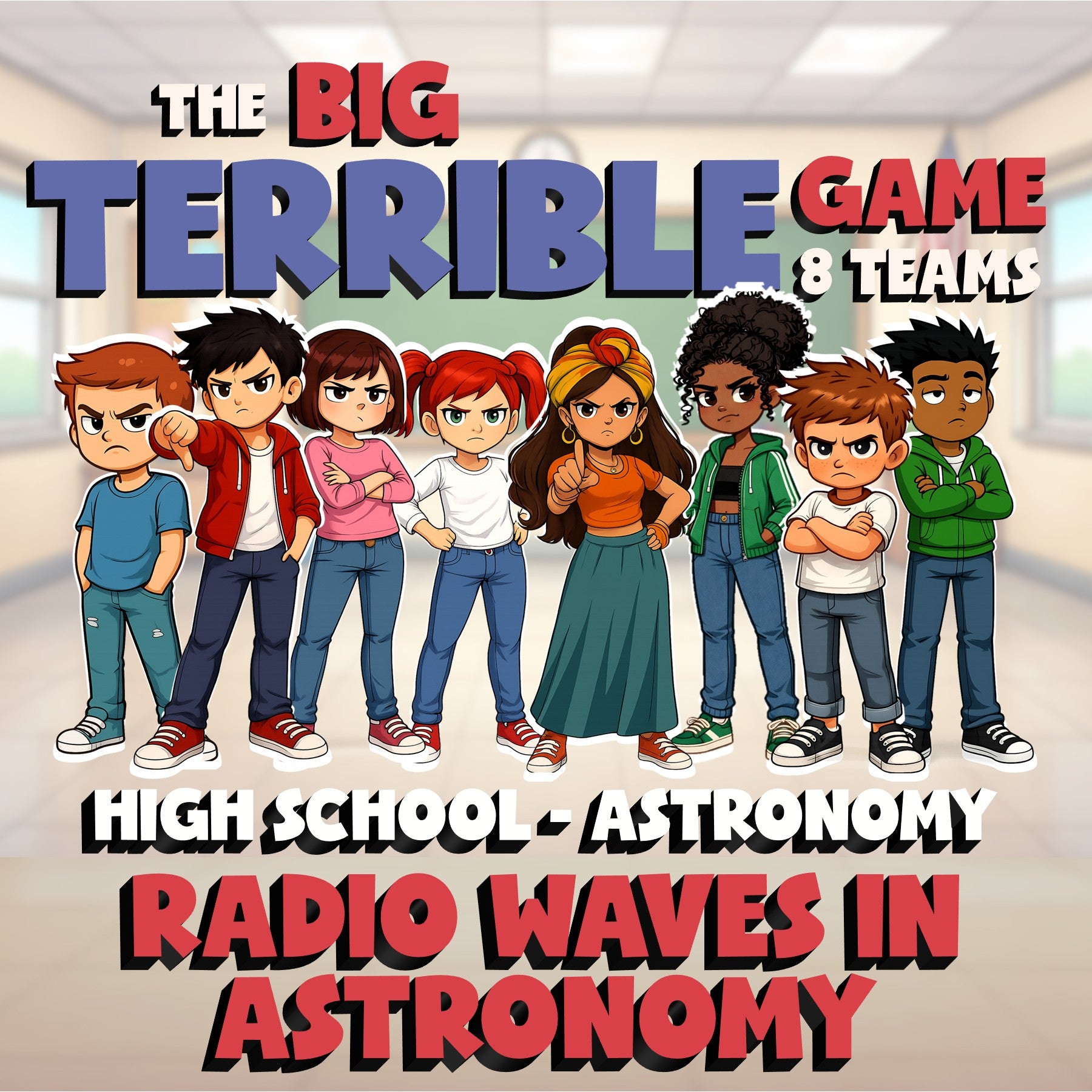 Radio Waves in Astronomy BIG TERRIBLE GAME - No Prep Astronomy Science Review