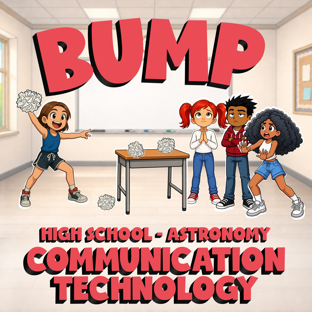 Communication Technology BUMP Science Game - No Prep Astronomy Review Activity