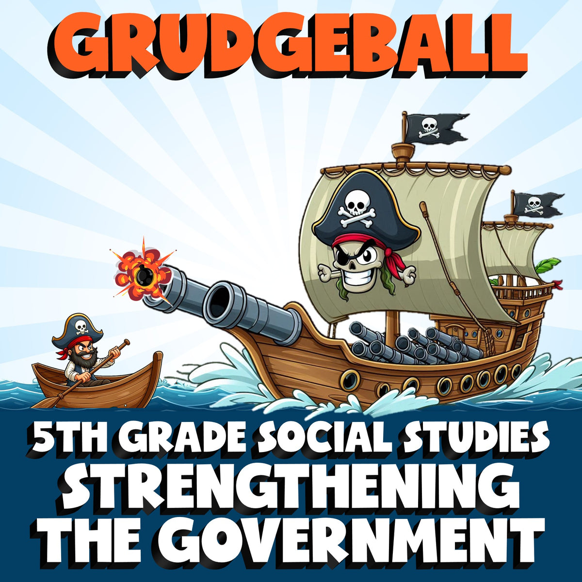 Strengthening the Government GRUDGEBALL Socials Game - No Prep Grade 5 Review