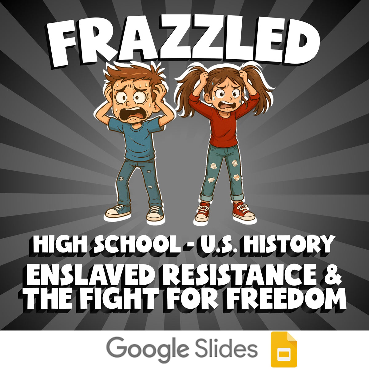 Enslaved Resistance & the Fight for Freedom FRAZZLED U.S. History Game - No Prep